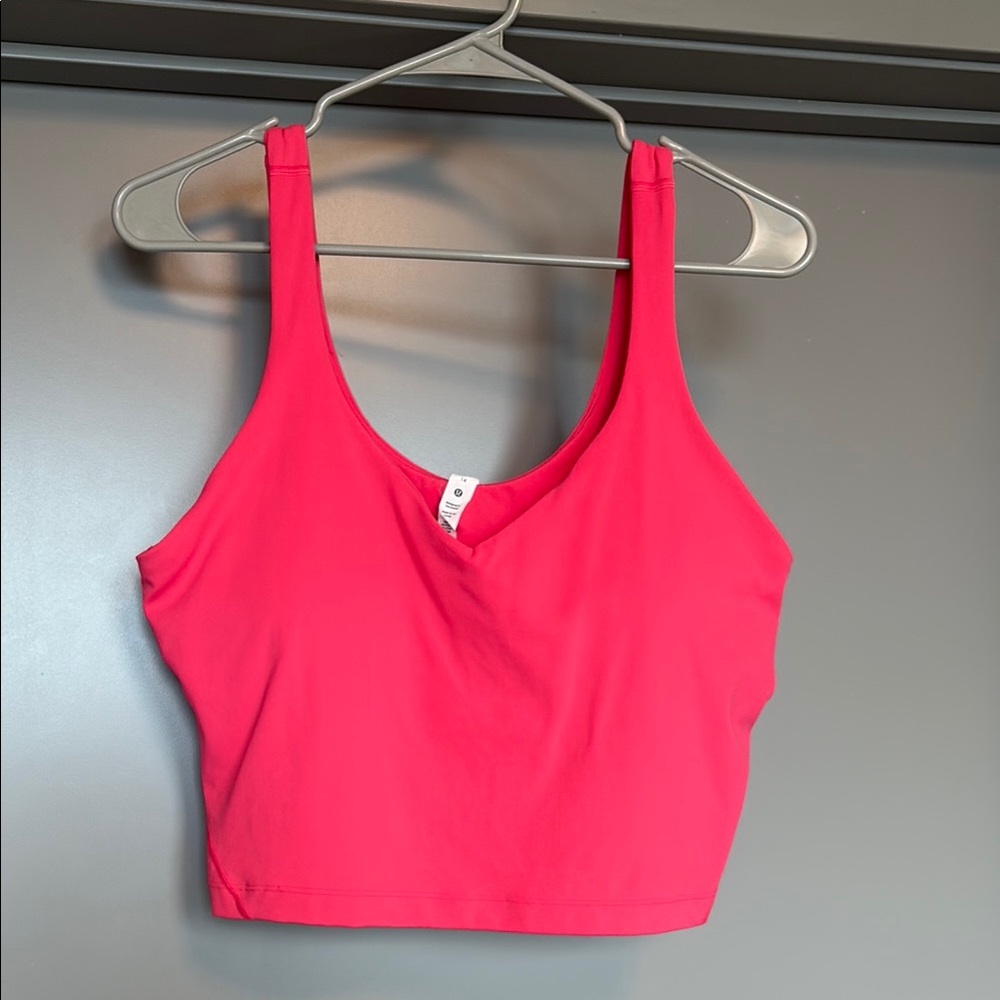 Lululemon Align Tank Size 14 Pink